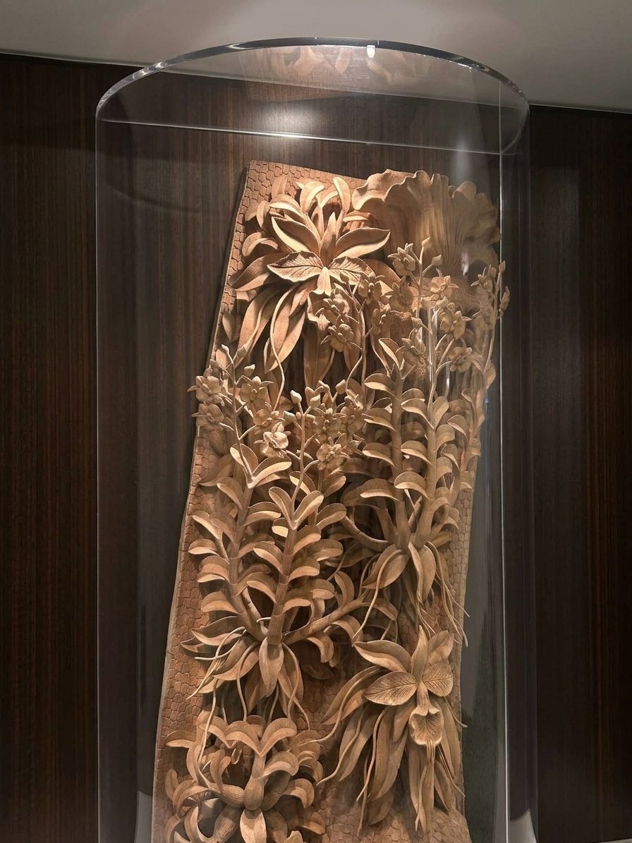 Carved Panel Vitrine