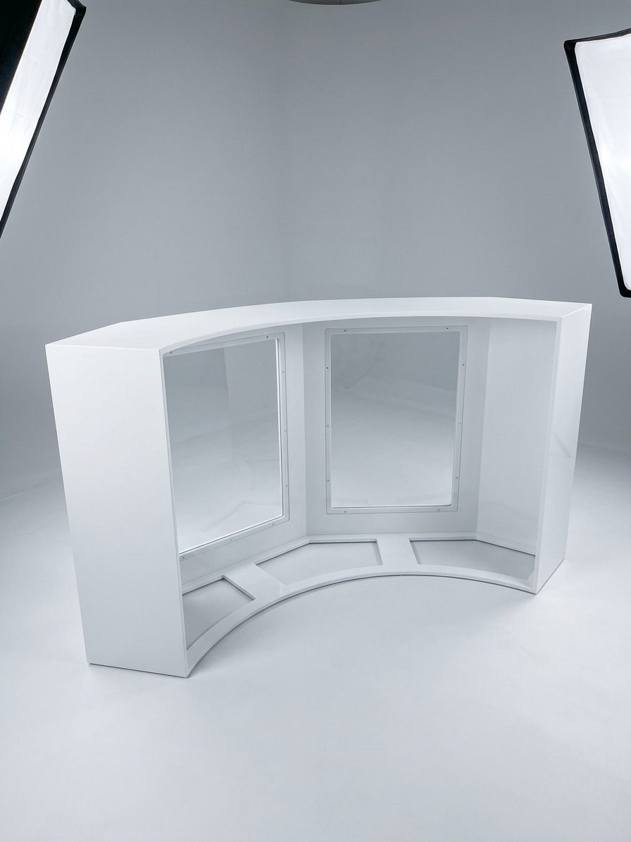 Curved Reception Counter