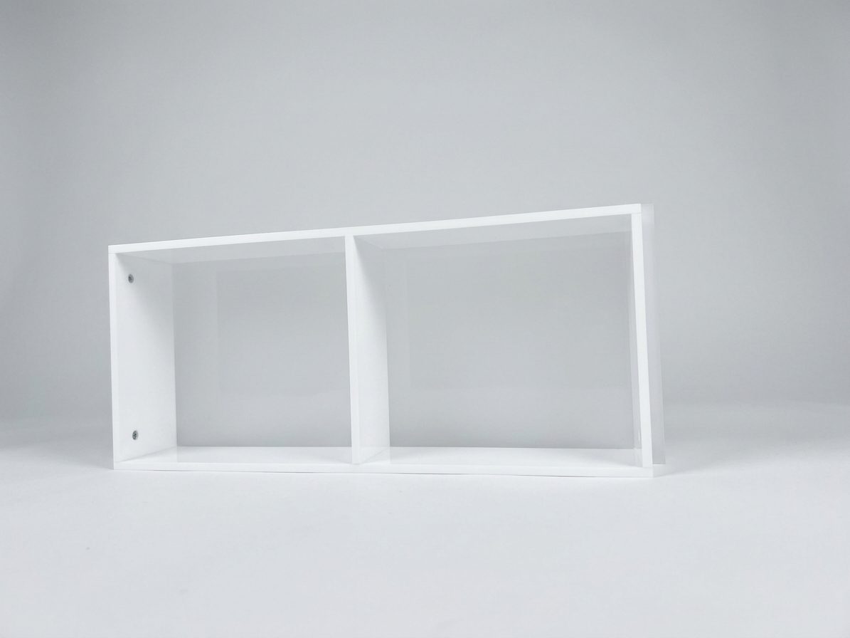 White Case · Frosted Panels
